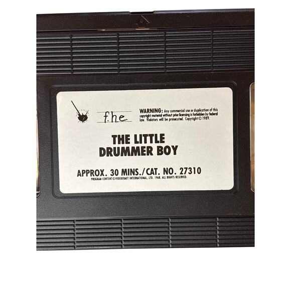 The Little Drummer Boy VHS Tape Classic Christmas Movie Vintage Holiday Film - Picture 10 of 11